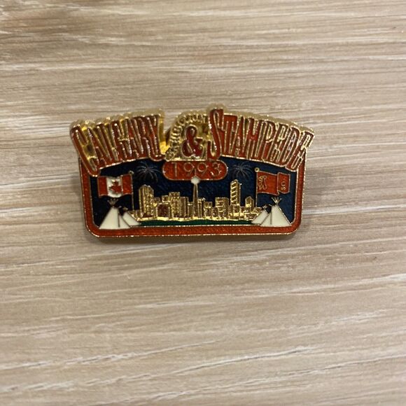 Calgary Stampede 1993 Pin With Backing - Picture 1 of 5